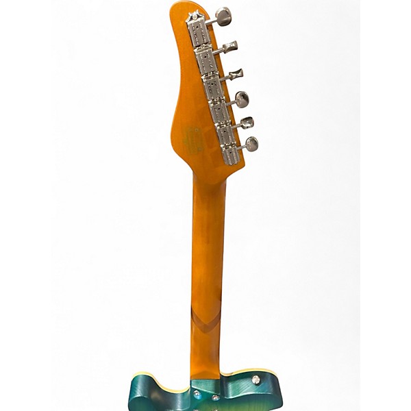 Used Schecter Guitar Research PT Special aqua burst Solid Body Electric Guitar