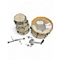 Used Taye Drums 4 Piece GO KIT White Marine Pearl Drum Kit thumbnail