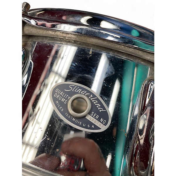 Vintage 1970s Slingerland 14in Festival Snare Chrome Drum