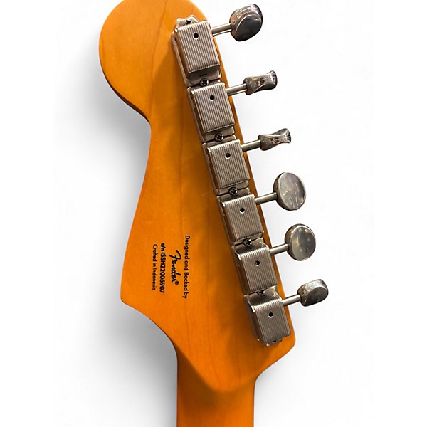 Used Squier Classic Vibe Stratocaster Surf Green Solid Body Electric Guitar