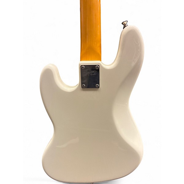 Used Squier Classic Vibe 1960S Jazz Bass Olympic White Electric Bass Guitar
