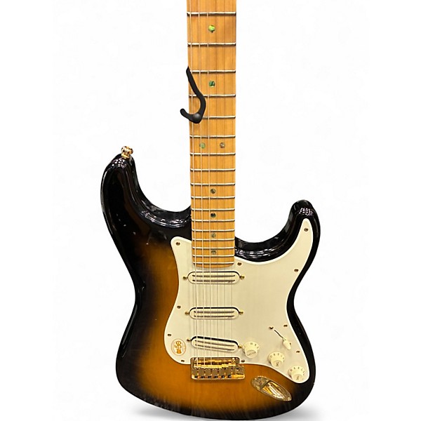 Used 2004 Fender 50th Anniversary American Stratocaster 2 Color Sunburst Solid Body Electric Guitar