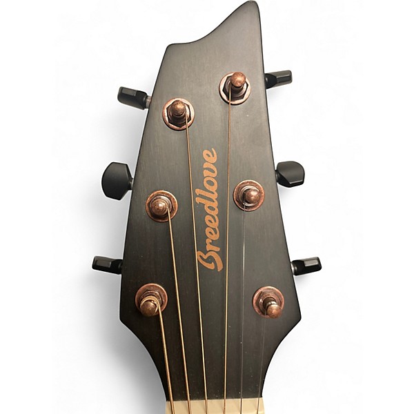 Used Breedlove rainforest s concert pa ce Black Acoustic Electric Guitar