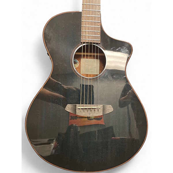 Used Breedlove rainforest s concert pa ce Black Acoustic Electric Guitar