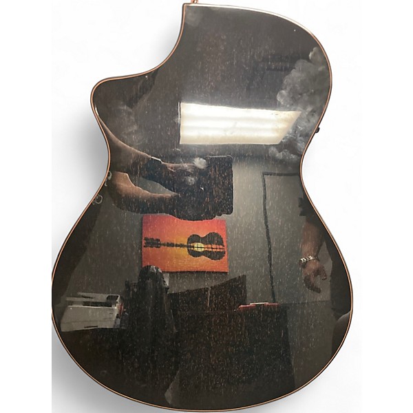 Used Breedlove rainforest s concert pa ce Black Acoustic Electric Guitar