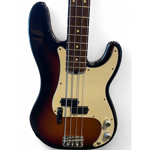 Used Fender American Standard Precision Bass Tobacco Electric Bass Guitar
