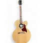 Used Gibson J-185 Natural Acoustic Electric Guitar thumbnail