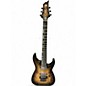 Used ESP LTD H1001QM Deluxe Floyd Rose Black Natural Burst Solid Body Electric Guitar thumbnail