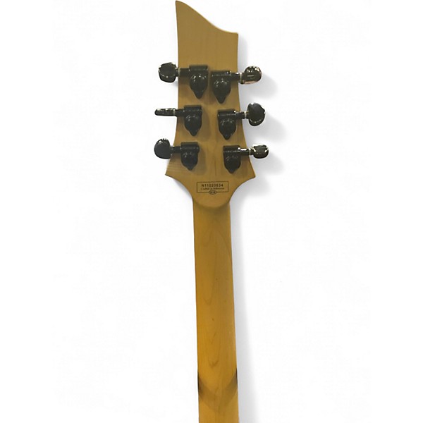 Used Schecter DAMIEN FR Satin Black Solid Body Electric Guitar