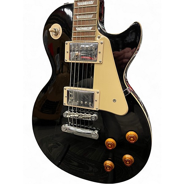 Used Epiphone Les Paul Standard Ebony Solid Body Electric Guitar