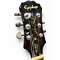 Used Epiphone Les Paul Standard Ebony Solid Body Electric Guitar