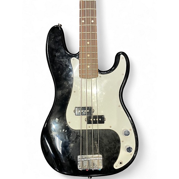 Used Squier Affinity Precision Bass Black Electric Bass Guitar
