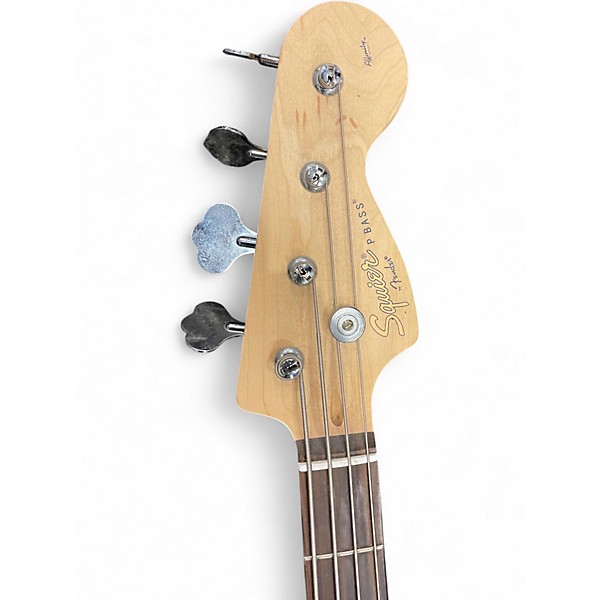 Used Squier Affinity Precision Bass Black Electric Bass Guitar