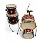 Used TAMA 4 Piece CLUB JAM FLYER CANDY APPLE MIST Drum Kit thumbnail