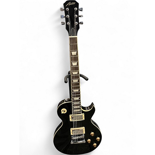 Used Austin Les Paul Black Solid Body Electric Guitar