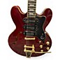 Used Epiphone riviera deluxe Burgundy Hollow Body Electric Guitar