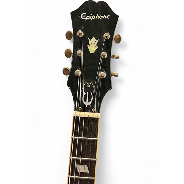 Used Epiphone riviera deluxe Burgundy Hollow Body Electric Guitar