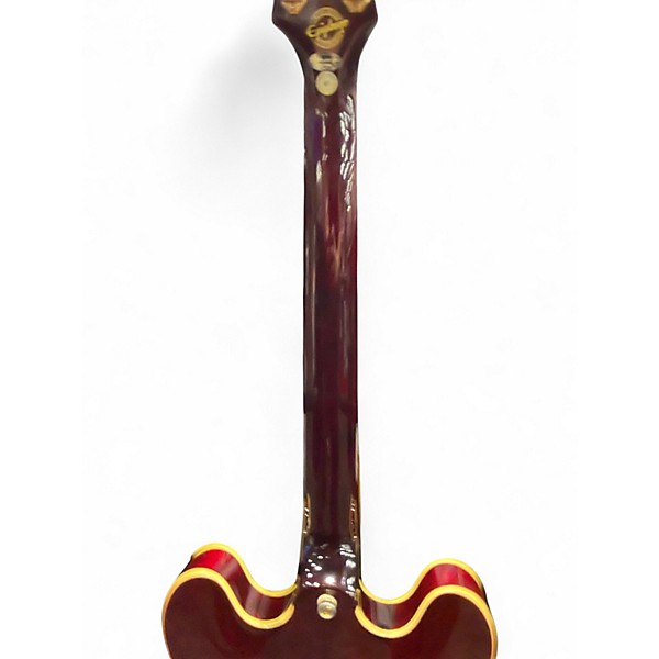 Used Epiphone riviera deluxe Burgundy Hollow Body Electric Guitar