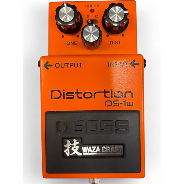 Used BOSS DS1W DISTORTION WAZA CRAFT Effect Pedal