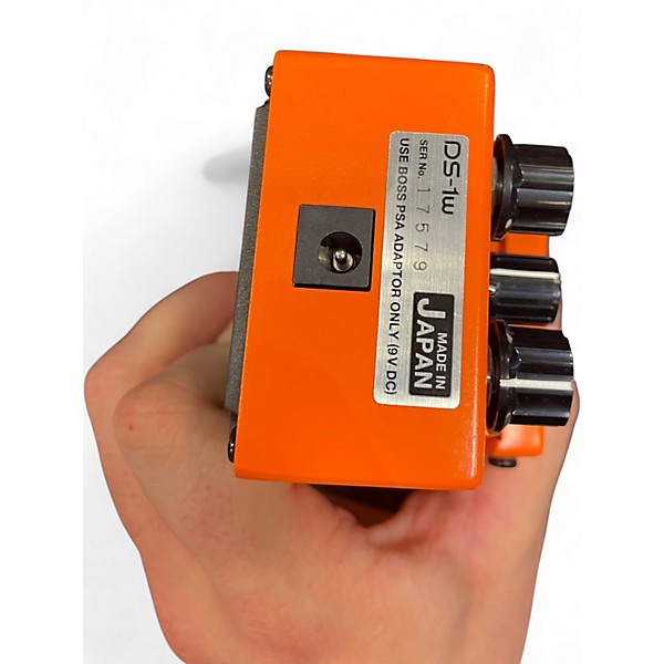 Used BOSS DS1W DISTORTION WAZA CRAFT Effect Pedal