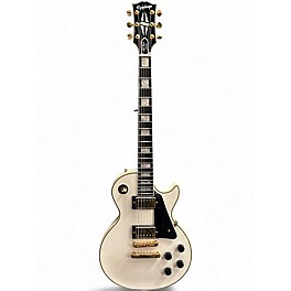 Used Epiphone INSPIRED BY GIBSON LES PAUL CUSTOM Alpine White Solid Body Electric Guitar