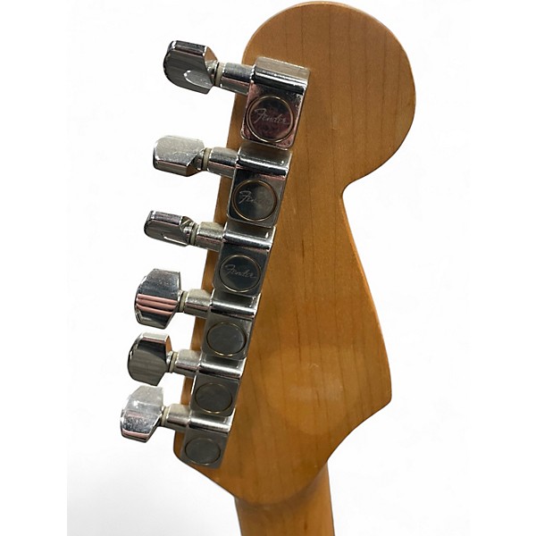 Used Fender Standard Stratocaster Left Handed Sunburst Electric Guitar