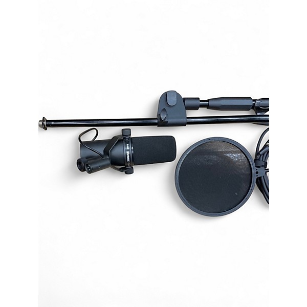 Used Shure SM7B Stand Cable and pop filter Bundle Dynamic Microphone
