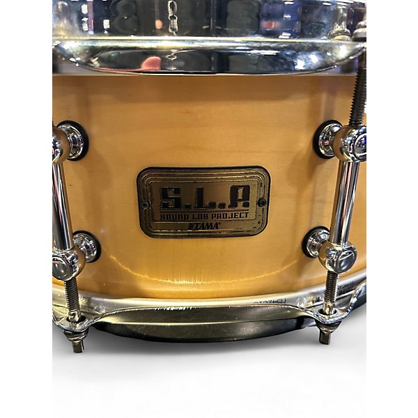 Used TAMA 5.5X14 S.L.P. Maple Natural Drum