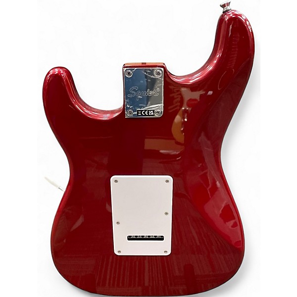 Used Squier SONIC STRATOCASTER Candy Apple Red Solid Body Electric Guitar