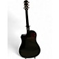Used Fender CD60SCE Dreadnought Black Acoustic Electric Guitar