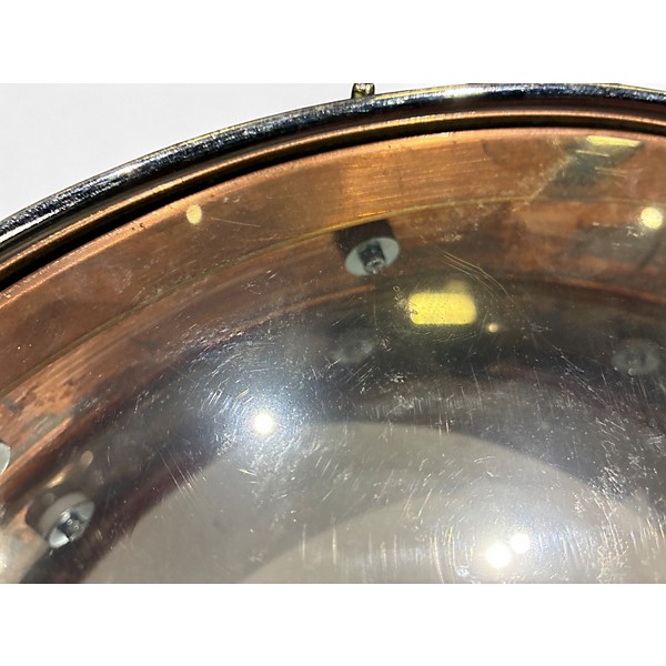 Used Ludwig 14in COPPER PHONICS 14X5 RAW SMOOTH COPPER Drum