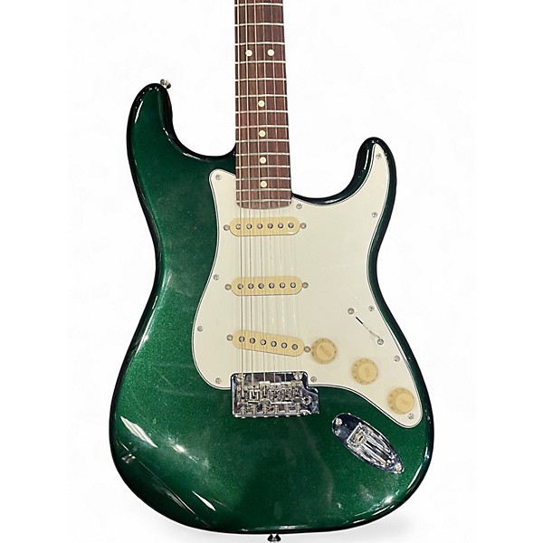 Used Fender Player II Stratocaster British Racing Green Solid Body Electric Guitar