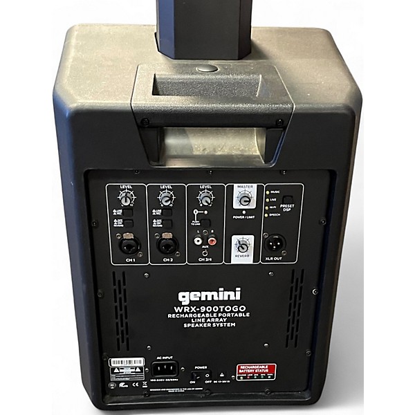 Used Gemini WRX- 900TOGO Powered Speaker