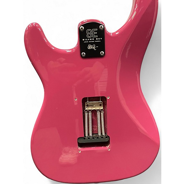 Used PRS SE Silver Sky Dragonfruit Solid Body Electric Guitar