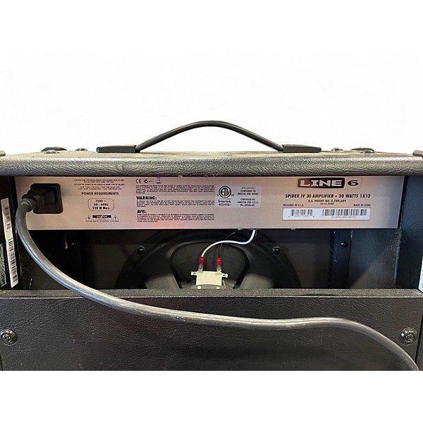 Used Line 6 Spider IV 30W 1x12 Guitar Combo Amp