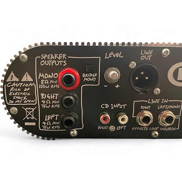 Used Crate Power Block Solid State Guitar Amp Head