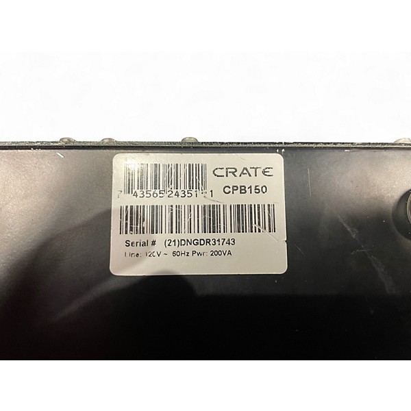 Used Crate Power Block Solid State Guitar Amp Head