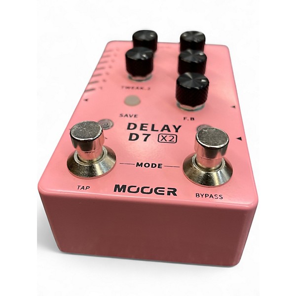 Used Mooer Delay D7 X2 Effect Pedal