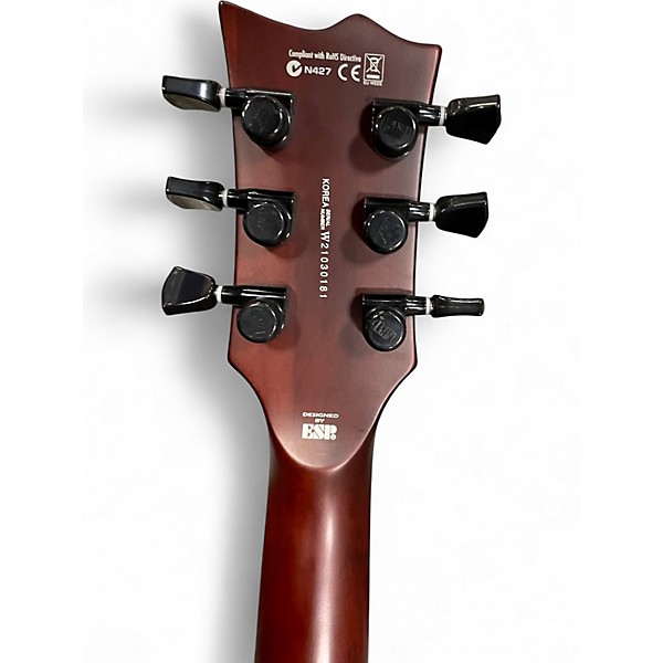 Used ESP LTD EC1000T ECM DELUXE Sunburst Solid Body Electric Guitar