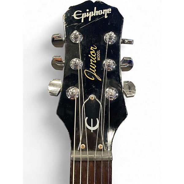 Used Epiphone Les Paul Junior Black Solid Body Electric Guitar