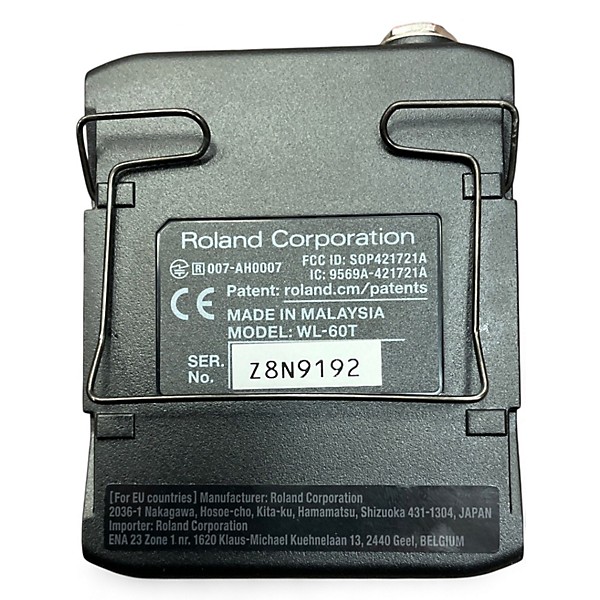 Used BOSS WL-60 Wireless System Instrument Wireless System