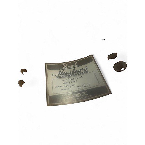 Used Pearl 10x9 Masters Maple Complete Tom Absinthe Sparkle Drum