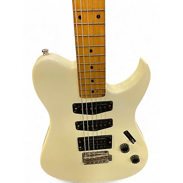 Used Squier Bullet Stratocaster HSS Antique White Solid Body Electric Guitar