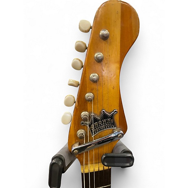 Used Teisco CROWN 2 Tone Sunburst Solid Body Electric Guitar