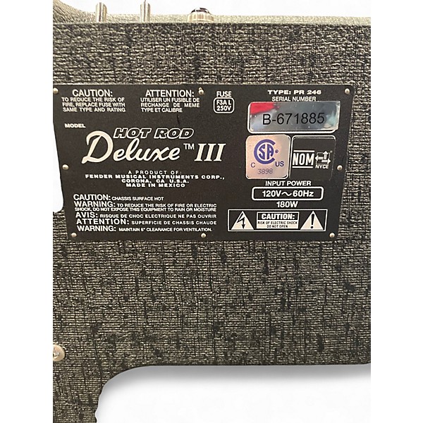 Used Fender HOTROD DELUXE III GB Tube Guitar Combo Amp