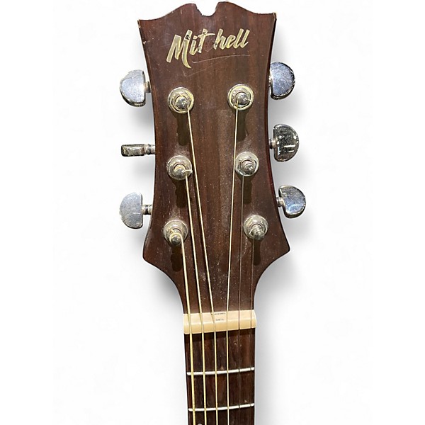 Used Mitchell T333E Brown Acoustic Electric Guitar