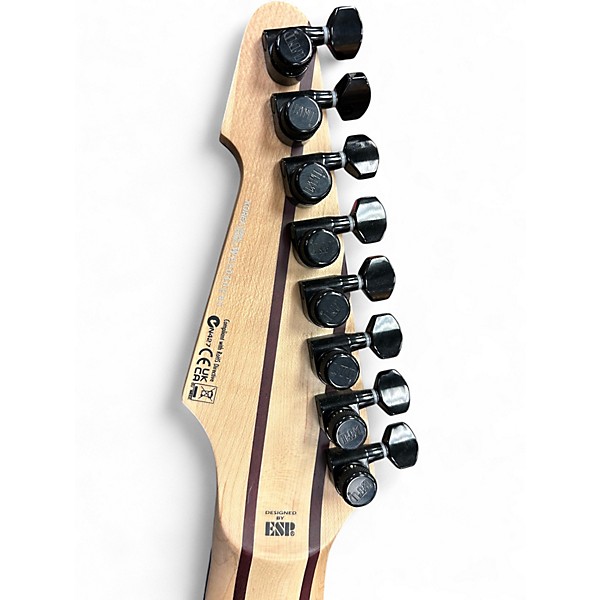 Used ESP LTD M1008MS Deluxe Satin Black Solid Body Electric Guitar