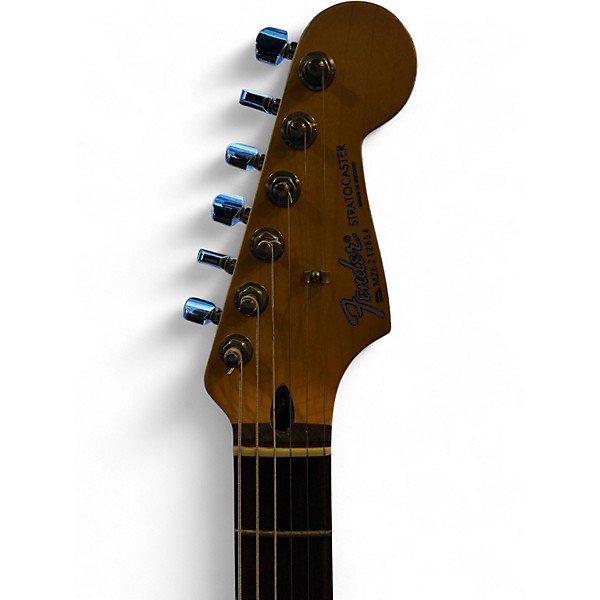 Used 2008 Fender Standard Stratocaster Olympic White Solid Body Electric Guitar