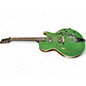 Used The Loar lh 306t matte green Hollow Body Electric Guitar
