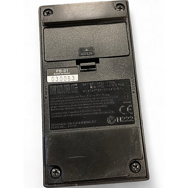 Used KORG PB01 Pitchblack Chromatic Tuner Pedal